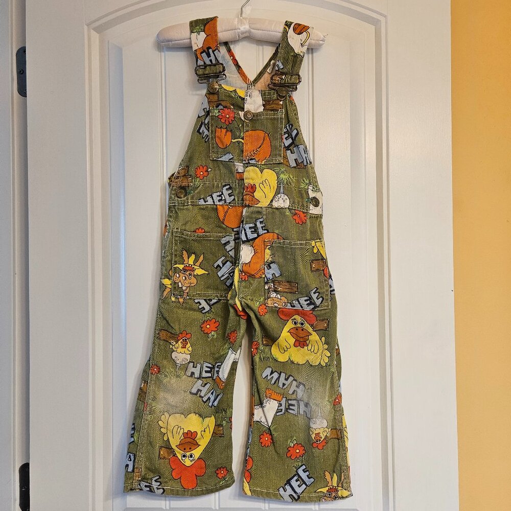 VTG Hee Haw Liberty Overalls Size 4/5T